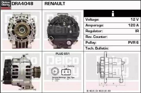 Remy DRA4048 - Alternatore autozon.pro