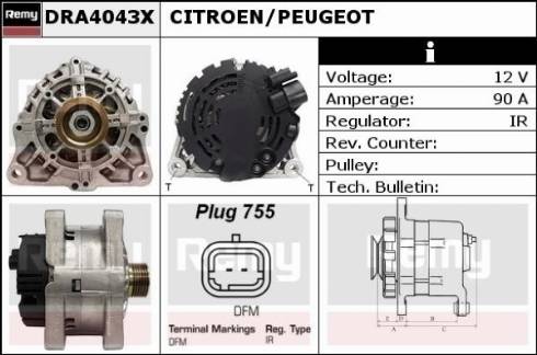 Remy DRA4043X - Alternatore autozon.pro