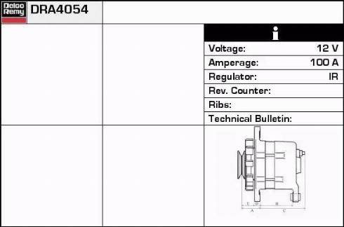 Remy DRA4054 - Alternatore autozon.pro