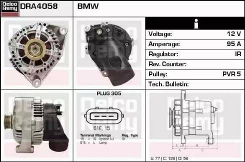 Remy DRA4058 - Alternatore autozon.pro