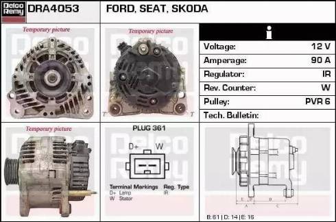 Remy DRA4053 - Alternatore autozon.pro