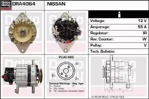 Remy DRA4064 - Alternatore autozon.pro