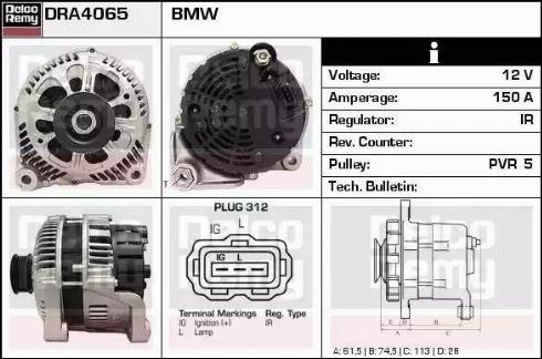 Remy DRA4065 - Alternatore autozon.pro