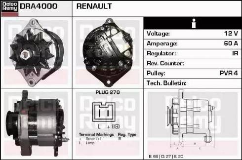 Remy DRA4000 - Alternatore autozon.pro