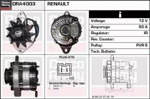 Remy DRA4003 - Alternatore autozon.pro