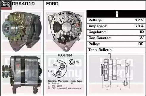 Remy DRA4010 - Alternatore autozon.pro