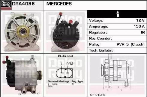 Remy DRA4088 - Alternatore autozon.pro