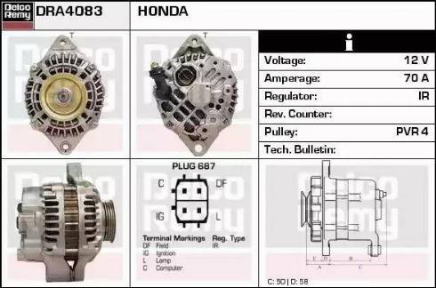 Remy DRA4083 - Alternatore autozon.pro