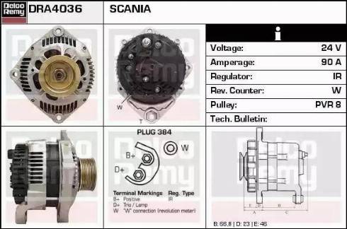 Remy DRA4036 - Alternatore autozon.pro