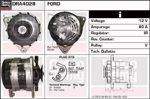 Remy DRA4028 - Alternatore autozon.pro