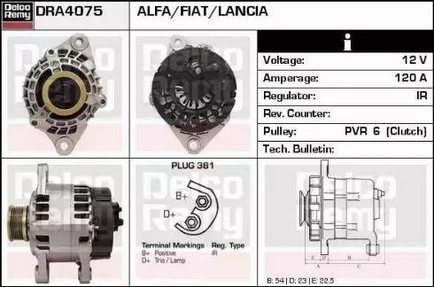 Remy DRA4075 - Alternatore autozon.pro