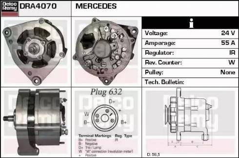 Remy DRA4070 - Alternatore autozon.pro