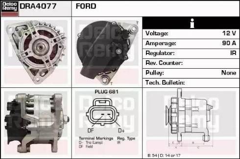 Remy DRA4077 - Alternatore autozon.pro