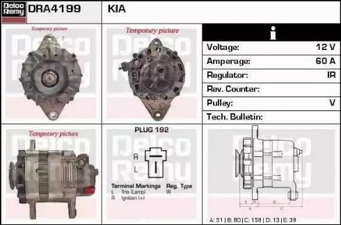 Remy DRA4199 - Alternatore autozon.pro