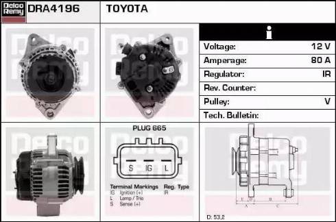 Remy DRA4196 - Alternatore autozon.pro