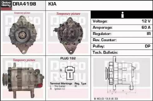 Remy DRA4198 - Alternatore autozon.pro