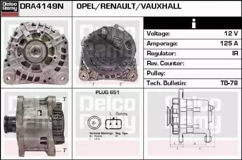 Remy DRA4149N - Alternatore autozon.pro