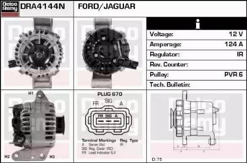 Remy DRA4144N - Alternatore autozon.pro