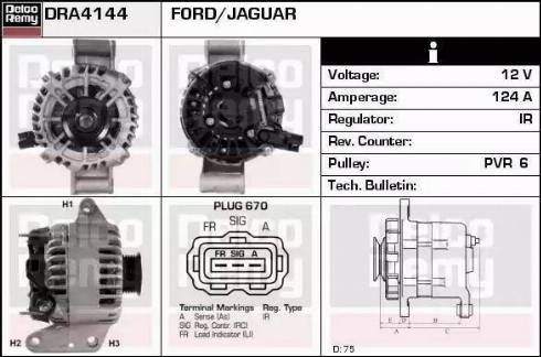 Remy DRA4144 - Alternatore autozon.pro