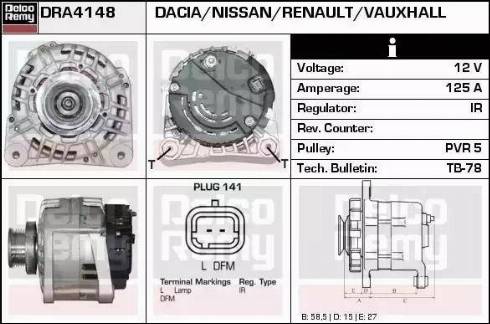 Remy DRA4148 - Alternatore autozon.pro