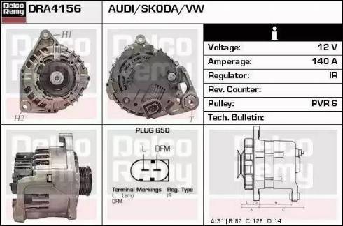 Remy DRA4156 - Alternatore autozon.pro