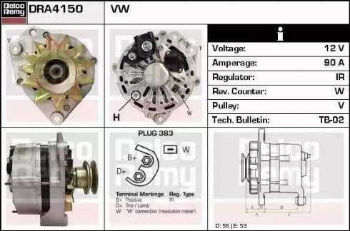 Remy DRA4150 - Alternatore autozon.pro