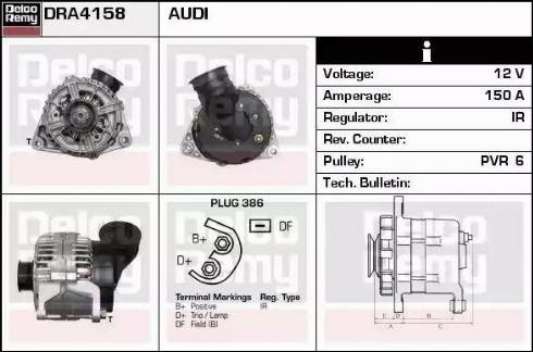 Remy DRA4158 - Alternatore autozon.pro