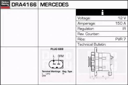 Remy DRA4166 - Alternatore autozon.pro