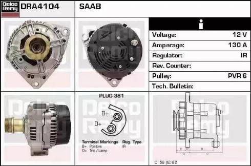 Remy DRA4104 - Alternatore autozon.pro