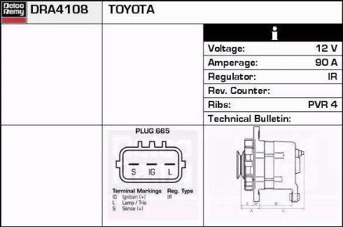 Remy DRA4108 - Alternatore autozon.pro