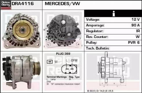 Remy DRA4116 - Alternatore autozon.pro