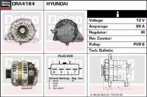 Remy DRA4184 - Alternatore autozon.pro