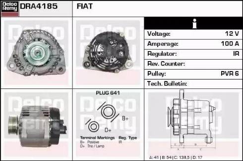 Remy DRA4185 - Alternatore autozon.pro