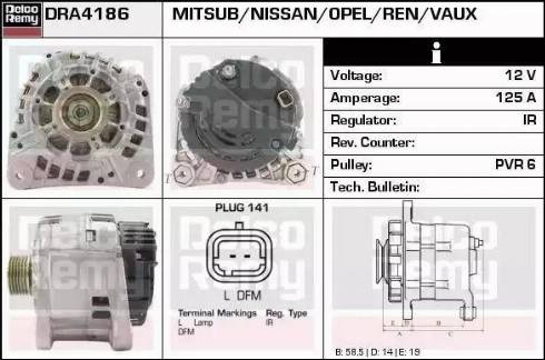 Remy DRA4186 - Alternatore autozon.pro