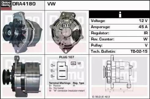 Remy DRA4180 - Alternatore autozon.pro