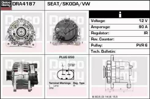 Remy DRA4187 - Alternatore autozon.pro