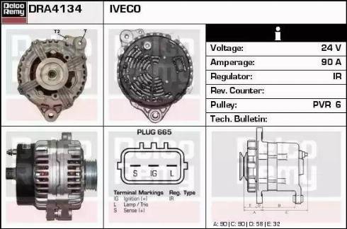 Remy DRA4134 - Alternatore autozon.pro