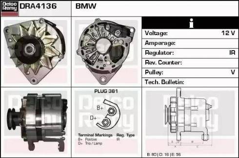 Remy DRA4136 - Alternatore autozon.pro