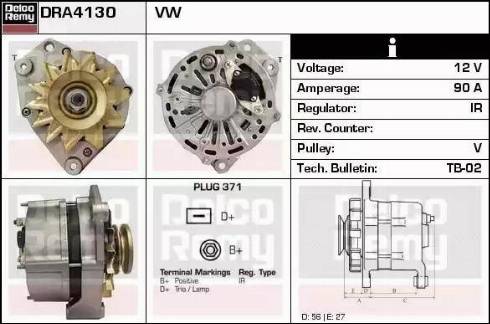 Remy DRA4130 - Alternatore autozon.pro