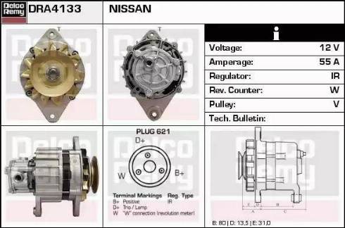 Remy DRA4133 - Alternatore autozon.pro