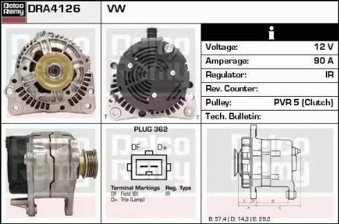 Remy DRA4126 - Alternatore autozon.pro