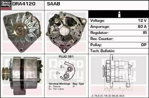 Remy DRA4120 - Alternatore autozon.pro