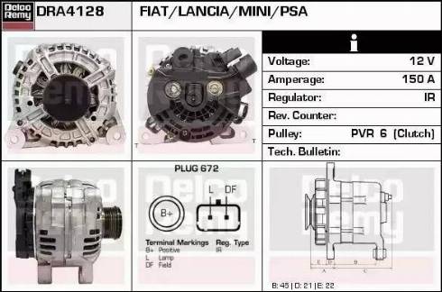 Remy DRA4128 - Alternatore autozon.pro