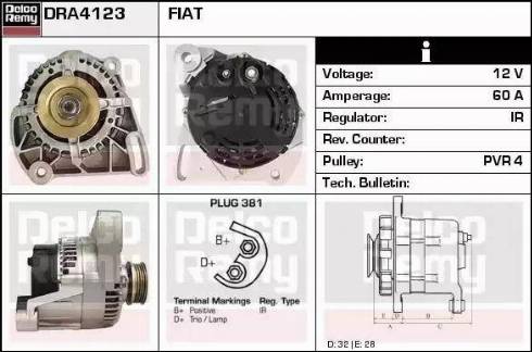 Remy DRA4123 - Alternatore autozon.pro