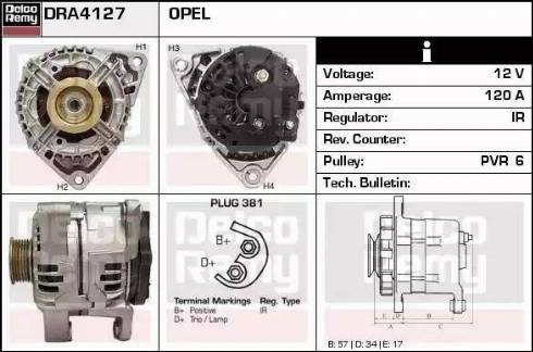 Remy DRA4127 - Alternatore autozon.pro