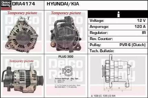 Remy DRA4174 - Alternatore autozon.pro