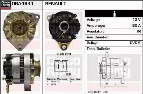 Remy DRA4841 - Alternatore autozon.pro