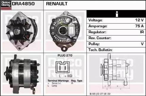 Remy DRA4850 - Alternatore autozon.pro