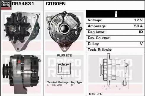 Remy DRA4831 - Alternatore autozon.pro