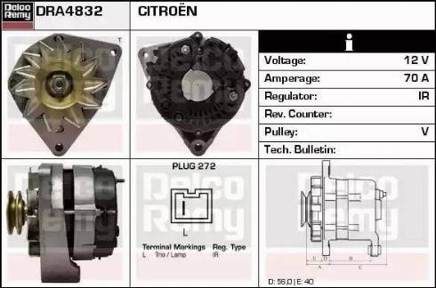 Remy DRA4832 - Alternatore autozon.pro